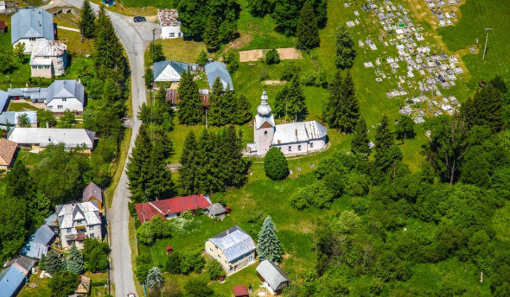 1. fotografia fotogalérie Letecké snímky obce z roku 2016