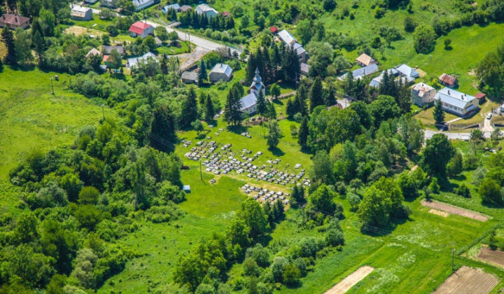 6. fotografia fotogalérie Letecké snímky obce z roku 2016