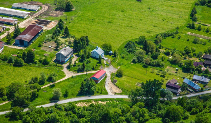 7. fotografia fotogalérie Letecké snímky obce z roku 2016