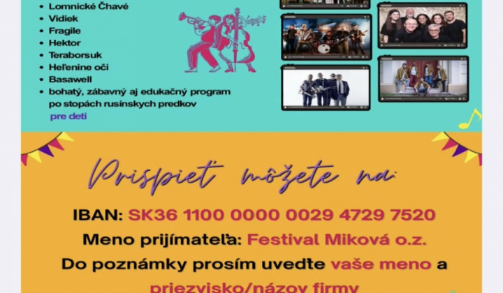 Fotka - Festival Miková 2026